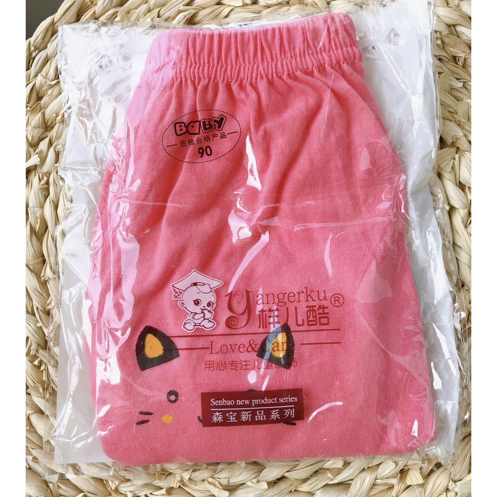 Quần short bé trai bé gái chất cotton quần đùi sooc trẻ em mùa hè vải thun mềm dáng đẹp cho bé mặc ở nhà đi chơi mã K41