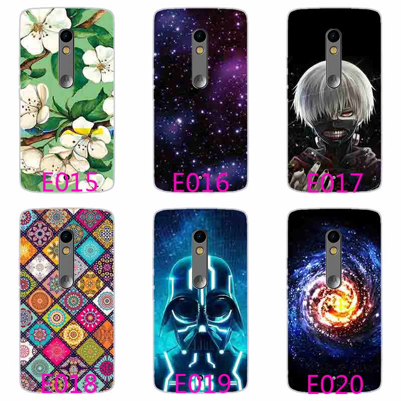 Ốp điện thoại tpu + silicon mềm họa tiết in hình anime/hoạt hoạ nhiều màu sắc cho Motorola Moto X3 lux X Play