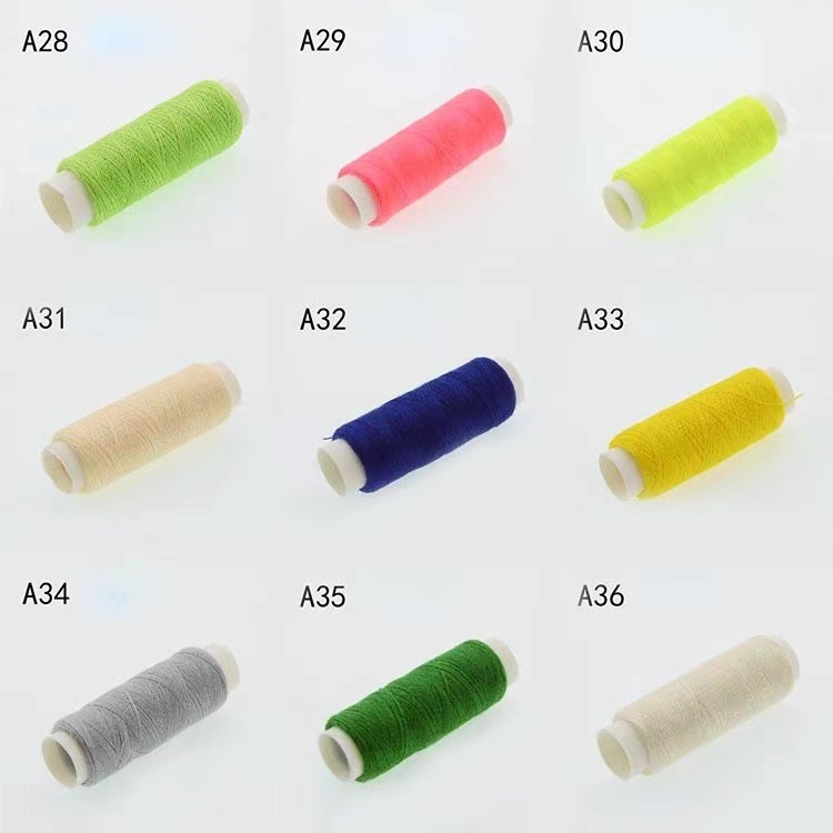 Cuộn 110m,Chỉ khâu may mặc gia dụng sợi polyester nhỏ nhiều màu sắc tiện dụng