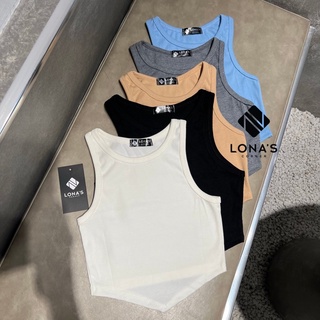 Áo ba lỗ croptop ôm basic phong cách năng động | Basic croptop Lonascorner