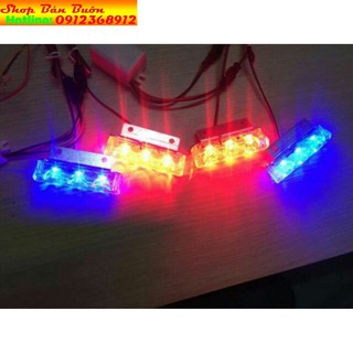 🌴🌴 Đèn led police chớp cảnh sát màu xanh đỏ giá 1 cặp 🌴🌴