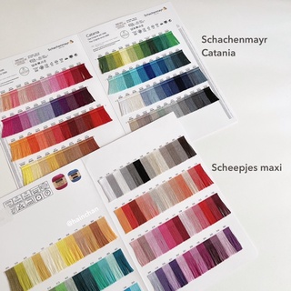 Bảng màu len/sợi các loại