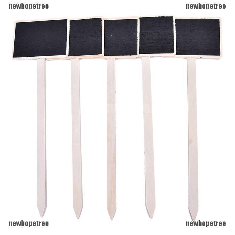 5 tấm bảng đen nhỏ bằng gỗ, có kẹp giữ dùng viết tin nhắn