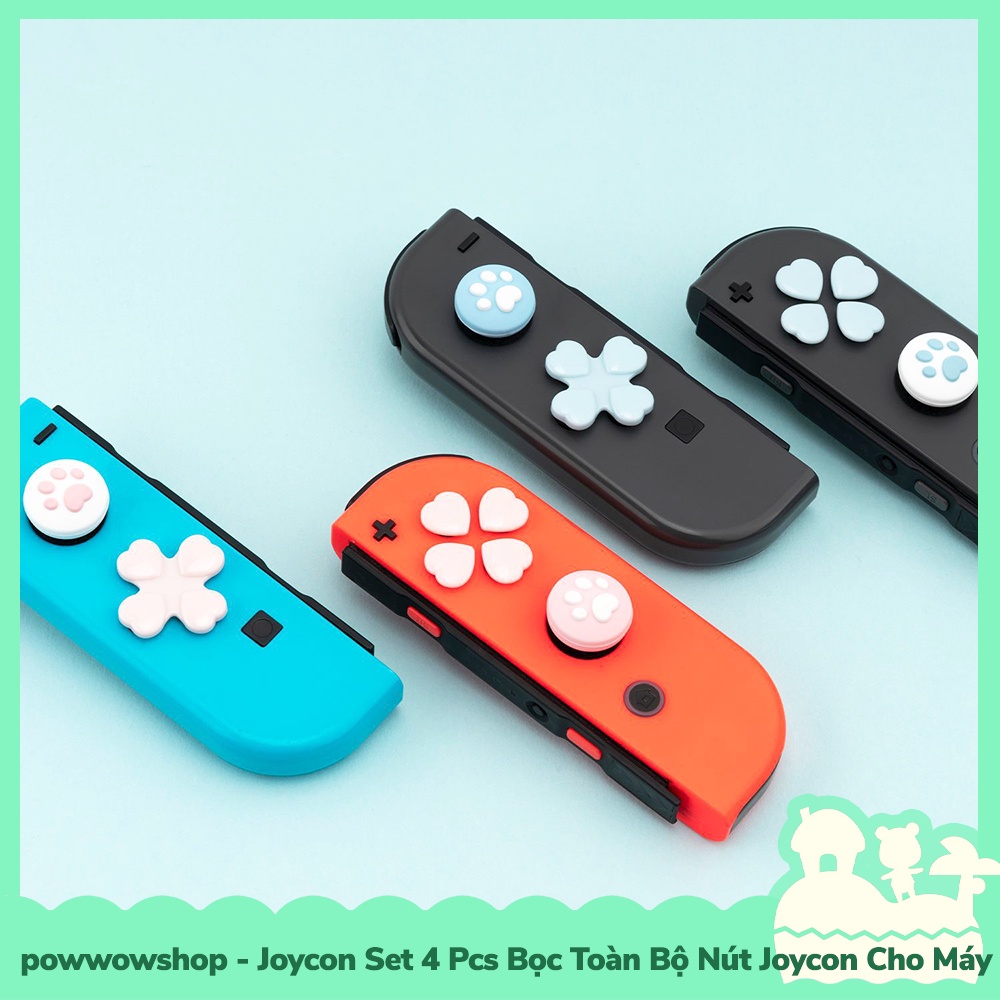 [Sẵn VN - Hỏa Tốc] Joycon OLED/V1/V1Set Bọc Đầy Đủ Nút Analog Joycon Cho Máy Game Nintendo Switch GS Paw