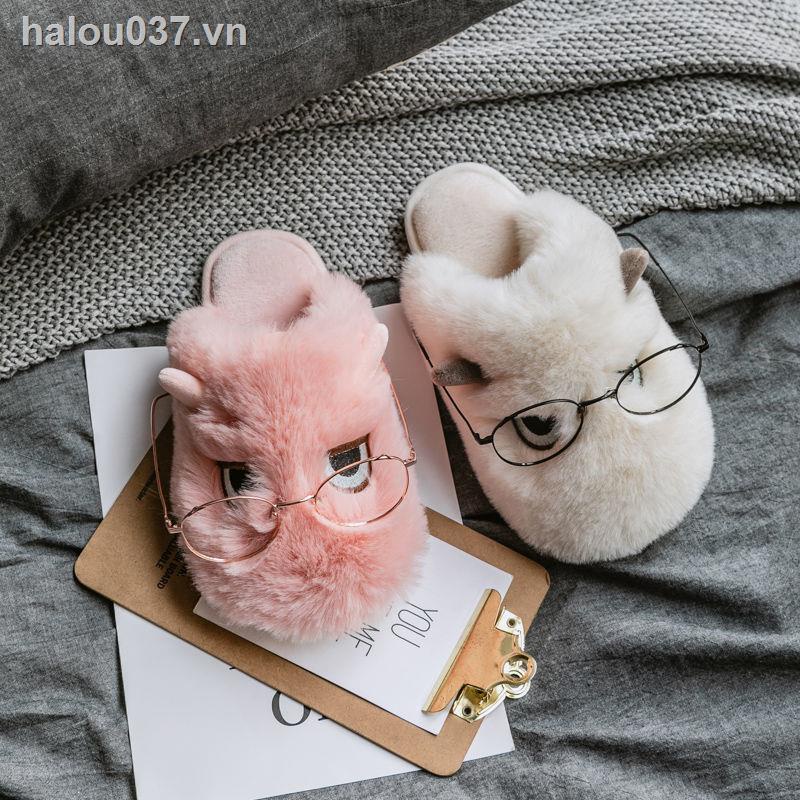 Dép Bông Đi Trong Nhà Giữ Ấm Mùa Đông Hình Hoạt Hình Dễ Thương Cho Nữ