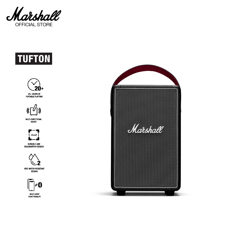 [Mã ELHACE giảm 4% đơn 300K] Loa Marshall Tufton Portable + 20 hours battery life - 1 năm bảo hành (Đen)