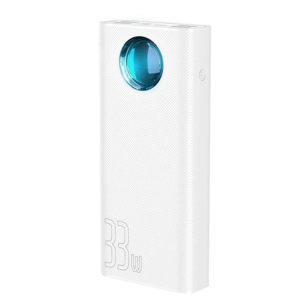 Pin sạc dự phòng Baseus Amblight Quick Charge 30000mAh PD3.0 + QC3.0 hỗ trợ sạc nhanh 33W dành cho Macbook - BH 24 THÁNG
