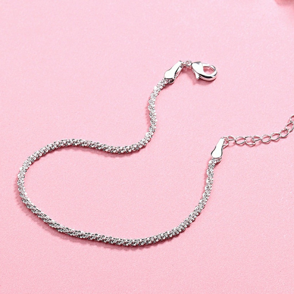 Vòng tay bạc lắc tay bạc trơn tinh tế [vong tay nu](Lắc Tay Xù) | BigBuy360 - bigbuy360.vn