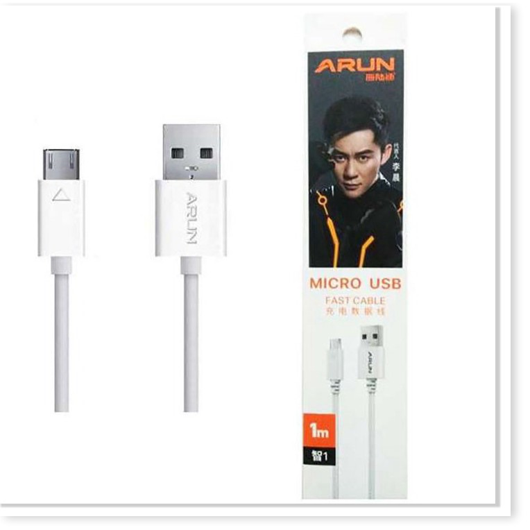 Cáp sạc arun micro usb dành cho android dài 1m