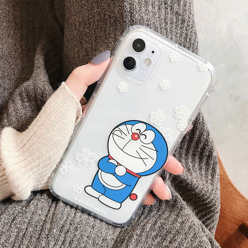 Ốp điện thoại hình doraemon cho IPHONE SE 6 6S 7 8 PLUS iphone X XS XR 11 PRO MAX