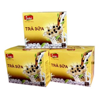 Combo 3 hộp trà sữa 200g (10 20g) + 3 hộp trân châu đường đen 300g (10 thumbnail