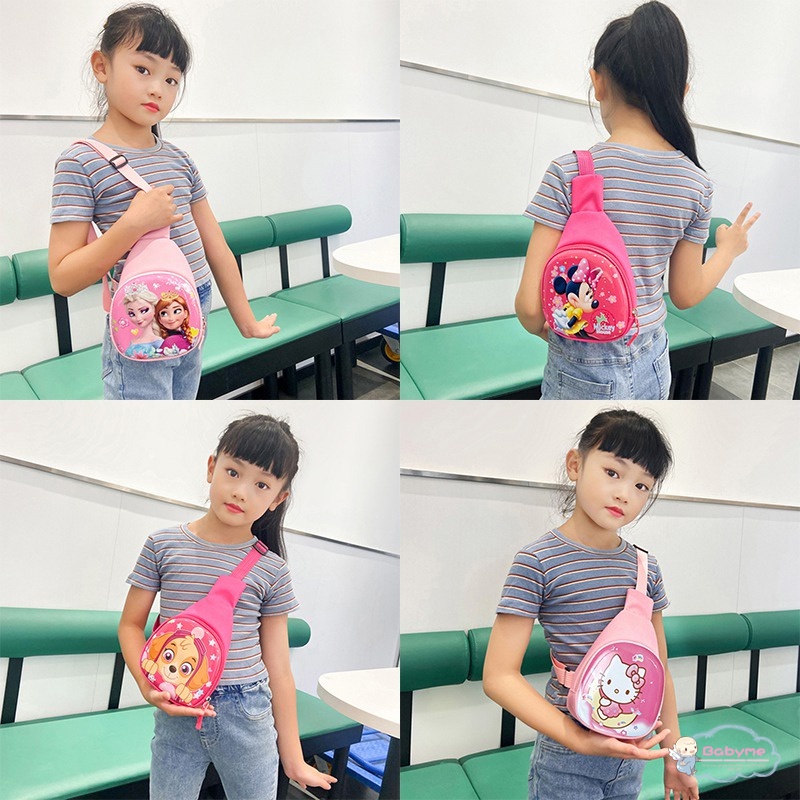 Túi Đeo Chéo Họa Tiết Hoạt Hình Trọng Lượng Nhẹ Cho Bé