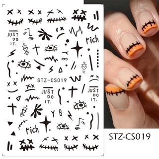 (nhiều mẫu) Nhãn dán, Sticker trang trí móng Icon