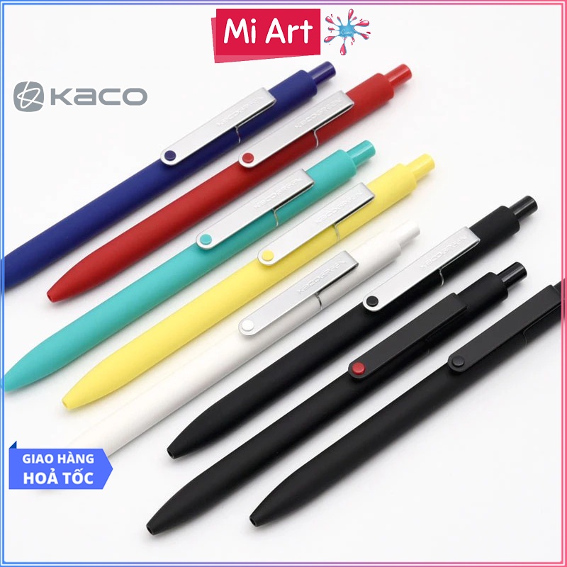 [Hỏa Tốc HCM] Bút Gel Mực Đen KACO MIDOT - Ngòi 0.5mm