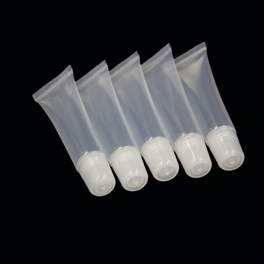 Set 5 Ống Rỗng Trong Suốt Dung Tích 10ml Đựng Lotion Du Lịch Tiện Dụng