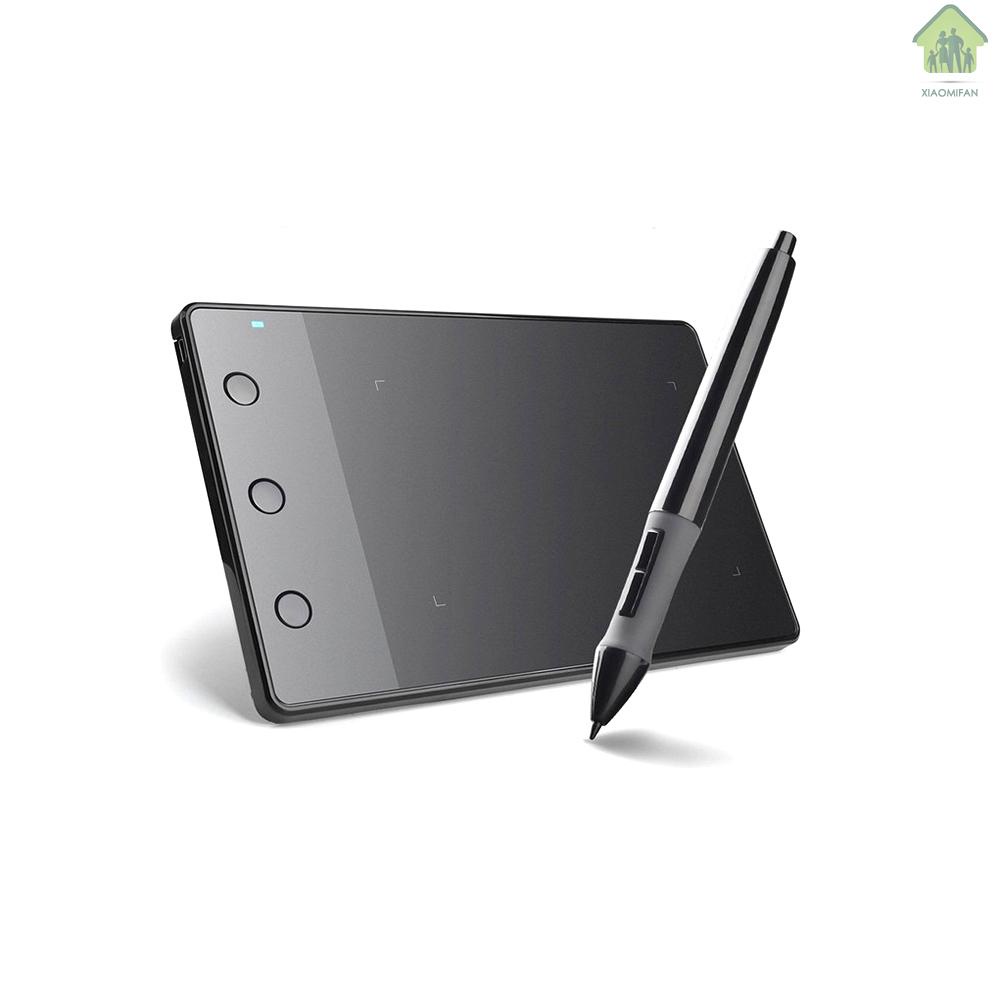 XM Huion H420 Professional Graphics Drawing Tablet with 3 Shortcut Keys 2048 Levels Pressure Sensitivity 4000LPI Pen Resolution