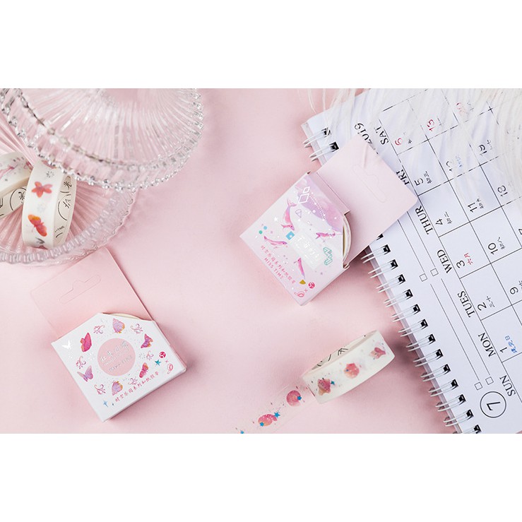 Washi tape - băng dính trang trí - hoạt hình Công Viên Thời Gian