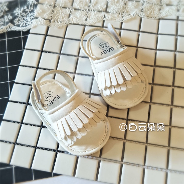 Giày Sandal Đế Mềm Thời Trang Mùa Hè Cho Bé 0-6-12 Tháng Tuổi