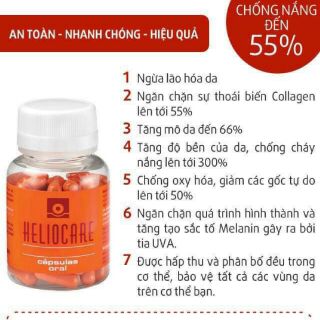 Chống nắng Heli.ocare(ib trước khi mua)