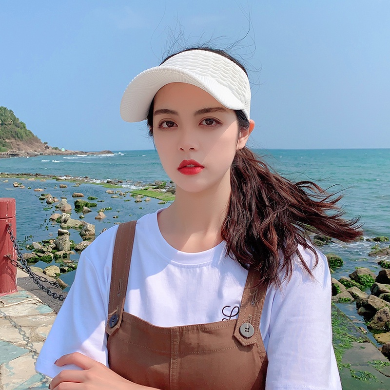 Mũ Vành Rộng Thoáng Khí Màu Sắc Đơn Giản Thời Trang