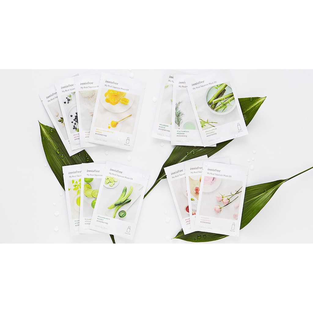 Mặt nạ Innisfree My Real Squeeze Mask EX - bao bì mới