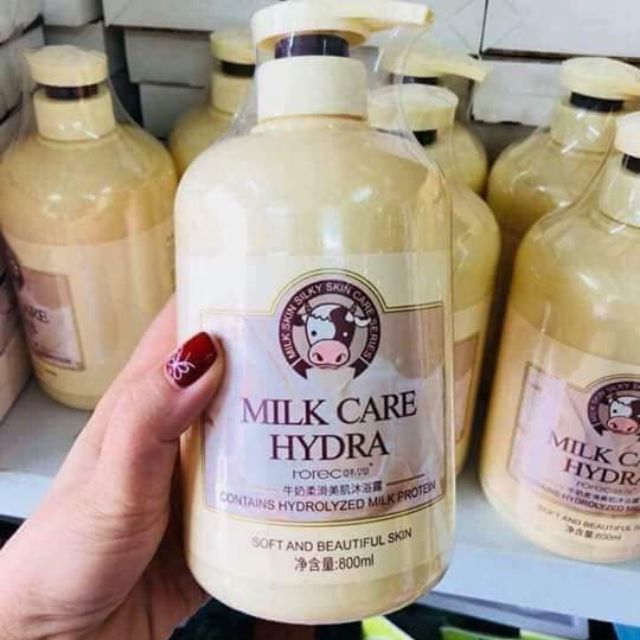 Sữa tắm bò milk care 800ml