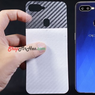 Bộ 3 Skin Dán Mặt Lưng Vân 3D OPPO F9