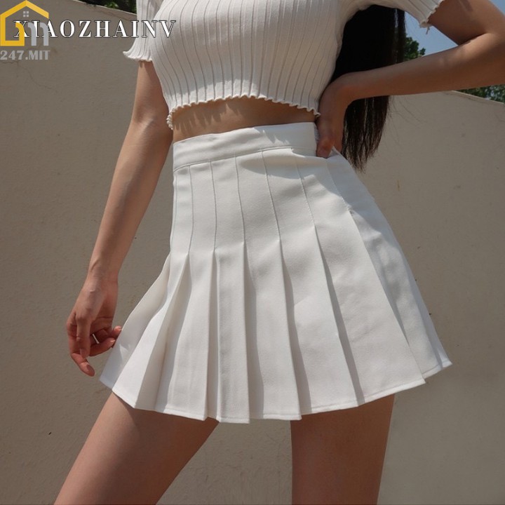 [Mã WASKT304 giảm 15% tối đa 30K đơn 99K] chân váy xếp ly ngắn có quần bên trong | BigBuy360 - bigbuy360.vn