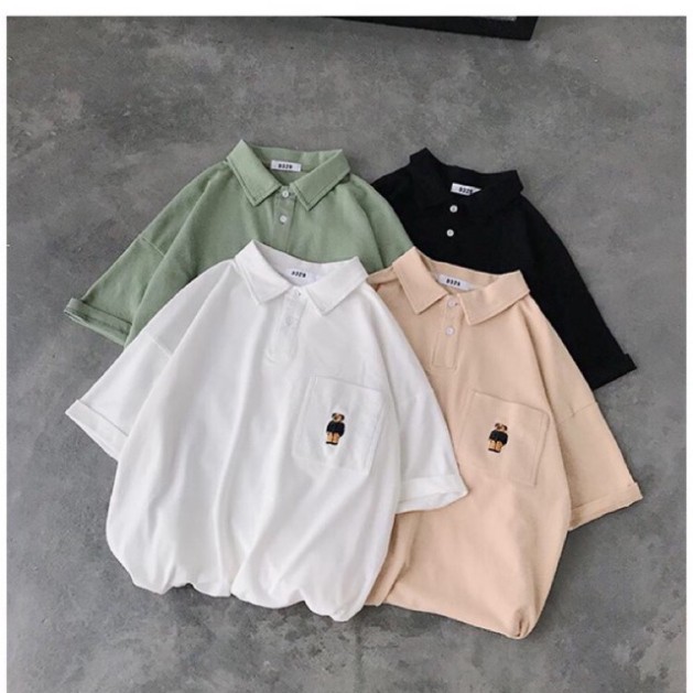 Áo Polo Nữ Nam, Áo Thun Unisex Freesize 40kg - 55kg