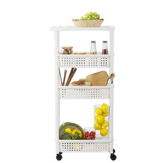 Kệ di động Tokyo 4 tầng Inochi - nhựa cứng cáp và sang trọng