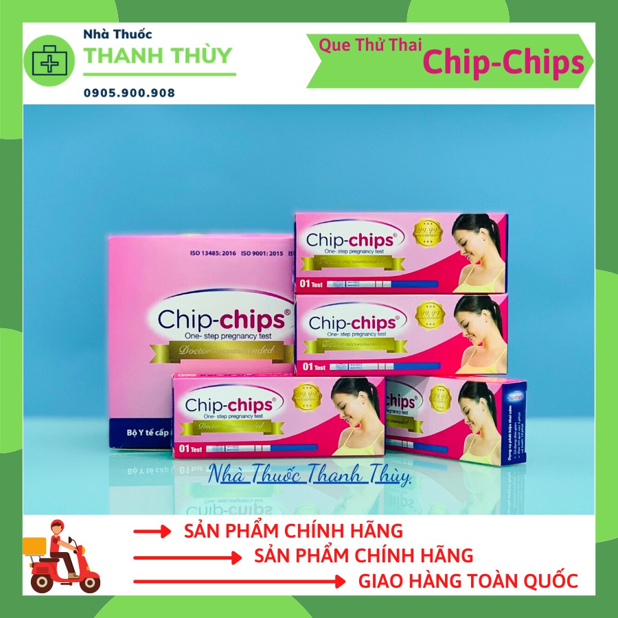 Que Thử Thai Chip Chip - Chính xác - Giao Hàng Luôn Che Tên, Kín  Đáo