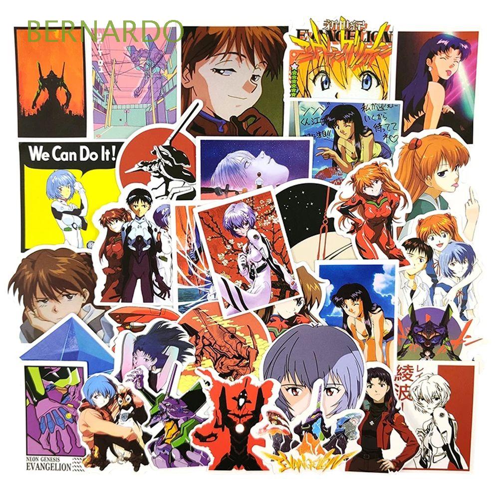 Set 50 Miếng Dán Trang Trí Điện Thoại/ Laptop/ Ván Trượt Phong Cách Anime Độc Đáo