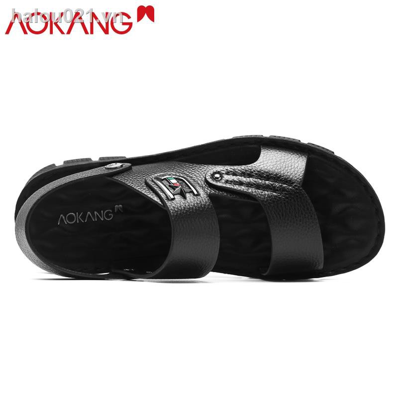Dép sandal Aokang da mềm thời trang mùa hè dành cho nam