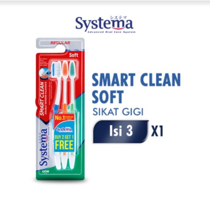 Set 3 Bàn Chải Đánh Răng Thông Minh Systema
