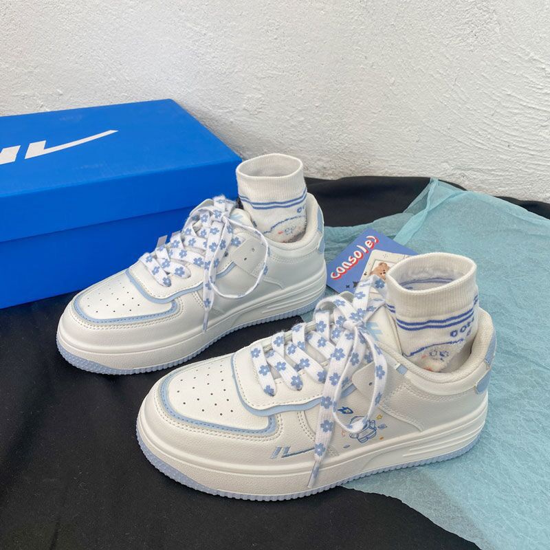 Giày thể thao nữ cổ thấp, giày nữ đế dày thoáng khí, sneaker phi hành gia