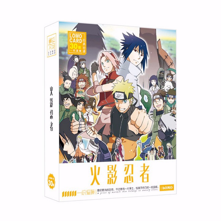 Lomo One piece stampede 30 tấm bộ ảnh, thẻ hình truyện tranh anime chibi quà tặng độc đáo