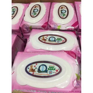 Combo 10 hộp khăn giấy ướt loại lớn 125 tờ