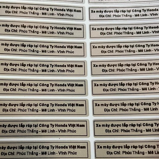 Tem năm sản xuất xe Dream