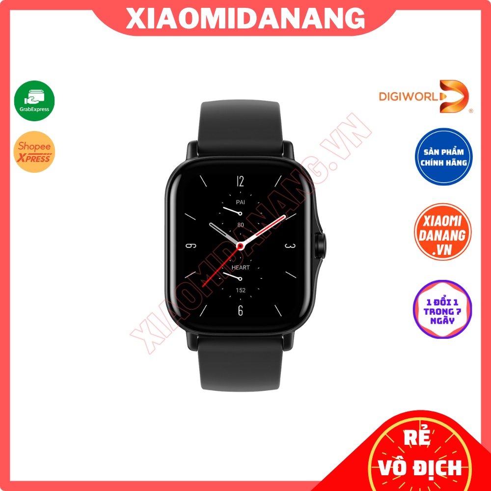 [BẢN QUỐC TẾ CHÍNH HÃNG] Đồng hồ thông minh Amazfit GTS 2 Chính Hãng Digiworld