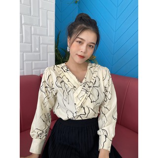Áo sơ mi họa tiết công sở - somiTK