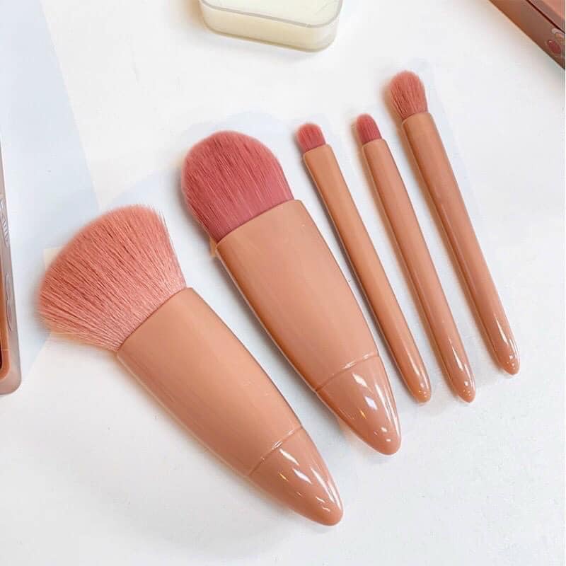 Sét 5 bộ CỌ TRANG ĐIỂM KÈM GƯƠNG siêu tiện lợi cho các chị em