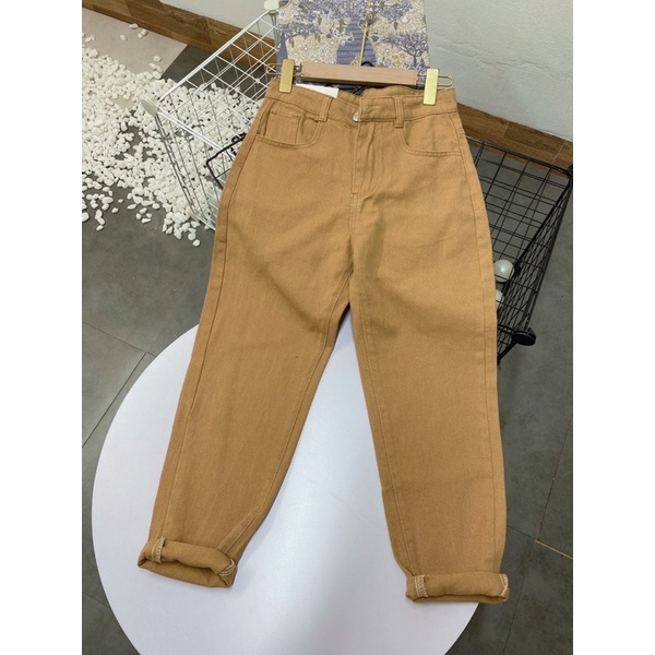 QUẦN BAGGY KAKI TRƠN DÁNG BASIC MS16882