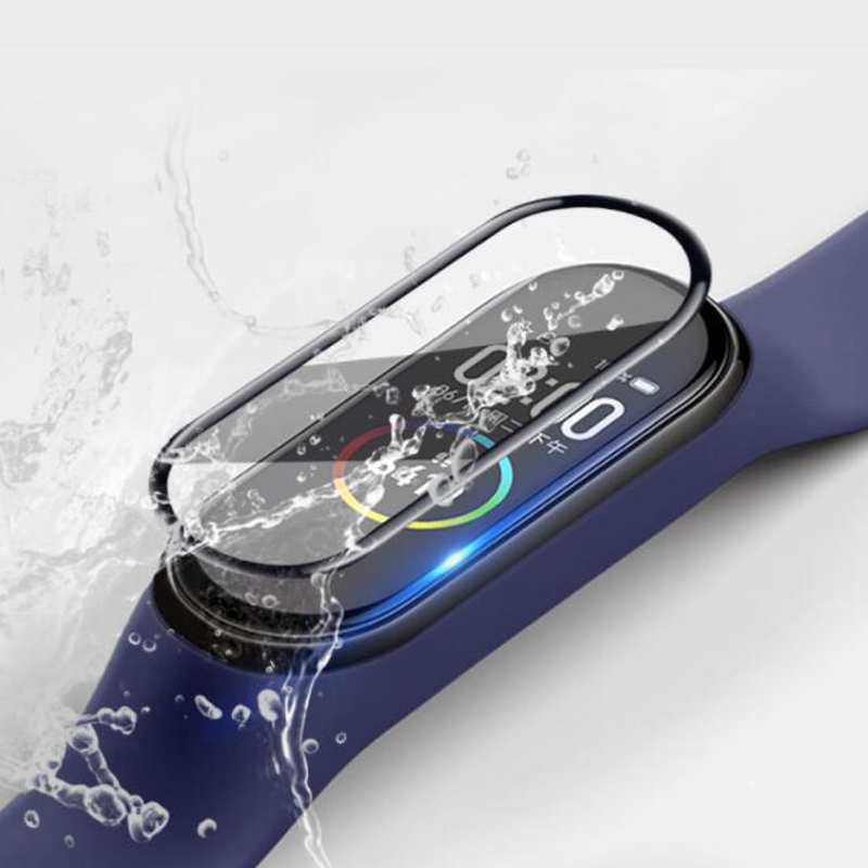 2Pcs/set 3D Clear Protective Flexible Film Full Cover Screen Protector Guard for Xiaomi Mi Band 4