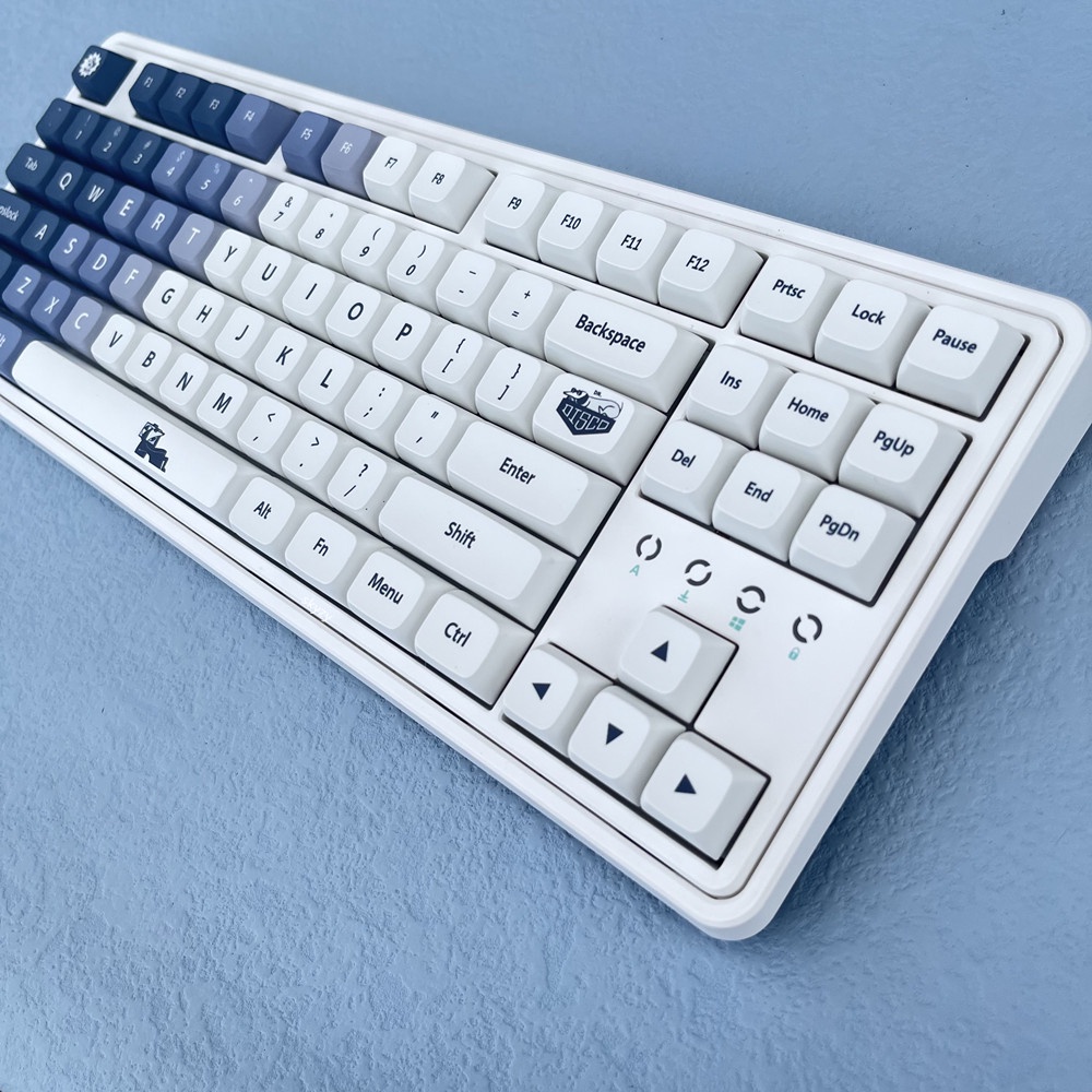 127 Phím Stray Dog Keycaps XDA Hồ sơ Gradient Phim hoạt hình Anime PBT DYE SUB Bàn phím cơ học Keycap