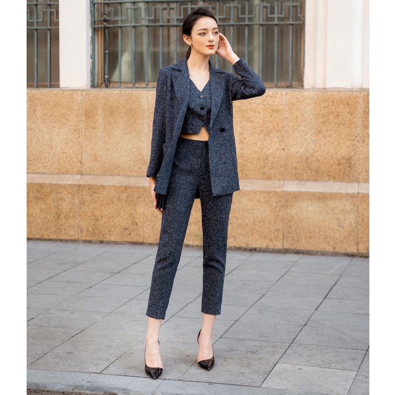 Quần dài nữ quần tây ống côn HeraDG WTBA035Q