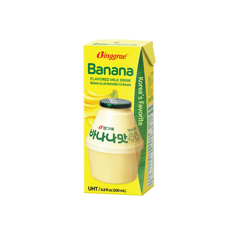 Sữa Chuối Banana Milk Binggrae Hàn Quốc - Lốc 6 Hộp