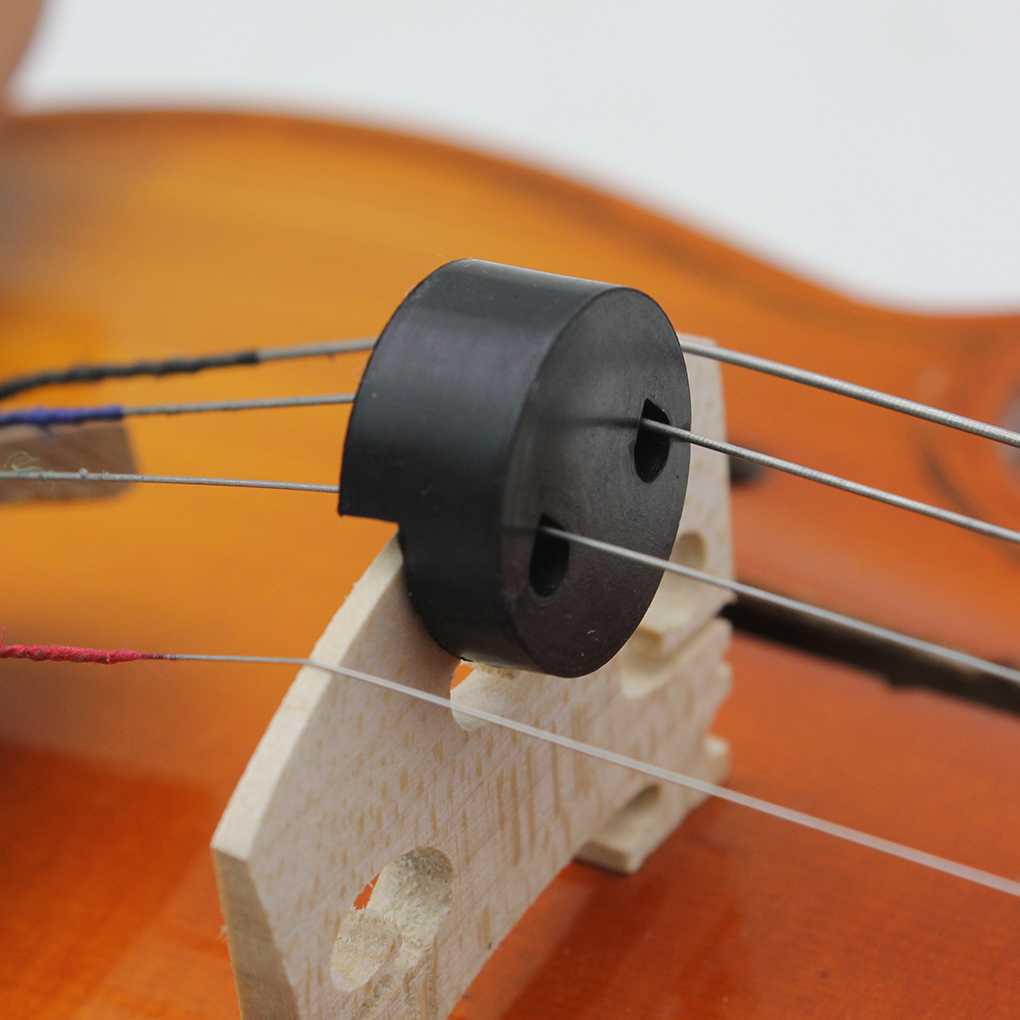 Dụng Cụ Giảm Ồn Bằng Cao Su Màu Đen Cho Đàn Violin