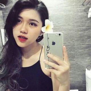 Kẹp tóc hoa sứ ( hoa đại ) - có 3 kích cỡ
