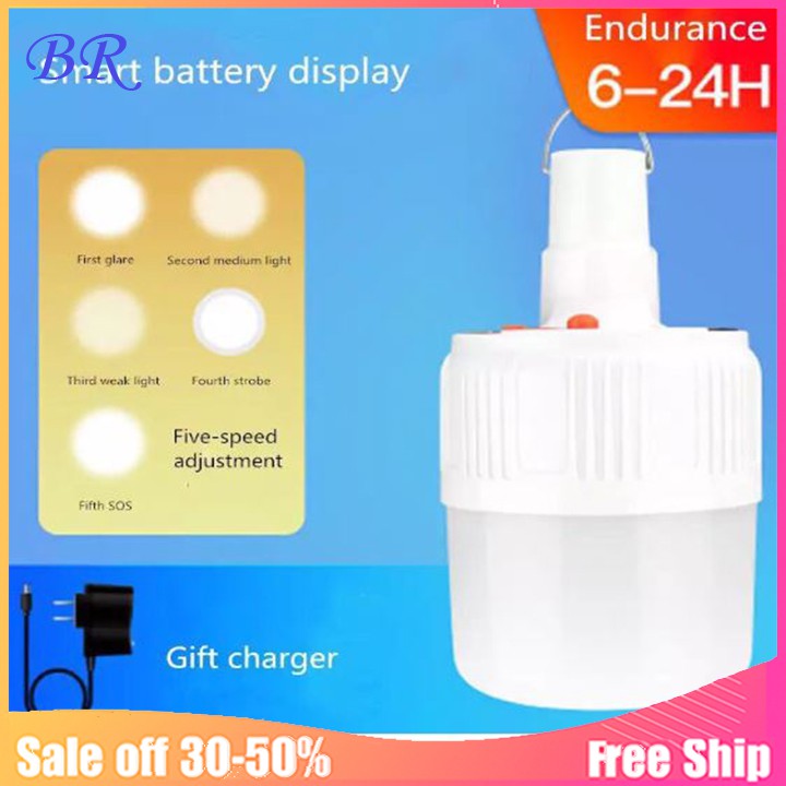 Đèn tích điện năng lượng mặt trời công suất 100W -5 chế độ sáng-có điều khiển từ xa tiện dụng