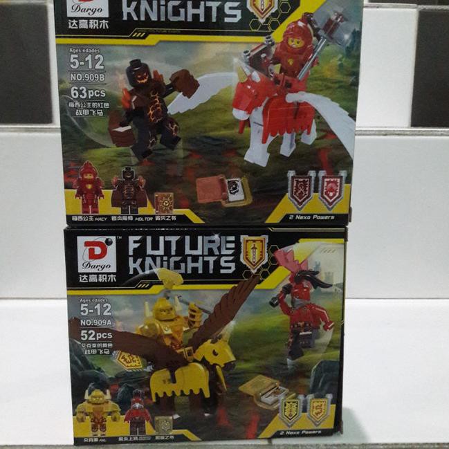 Mô Hình Đồ Chơi Lego Nexo Knight Pegasus Jestro Lance Clay Robin Aaron Macy Axl